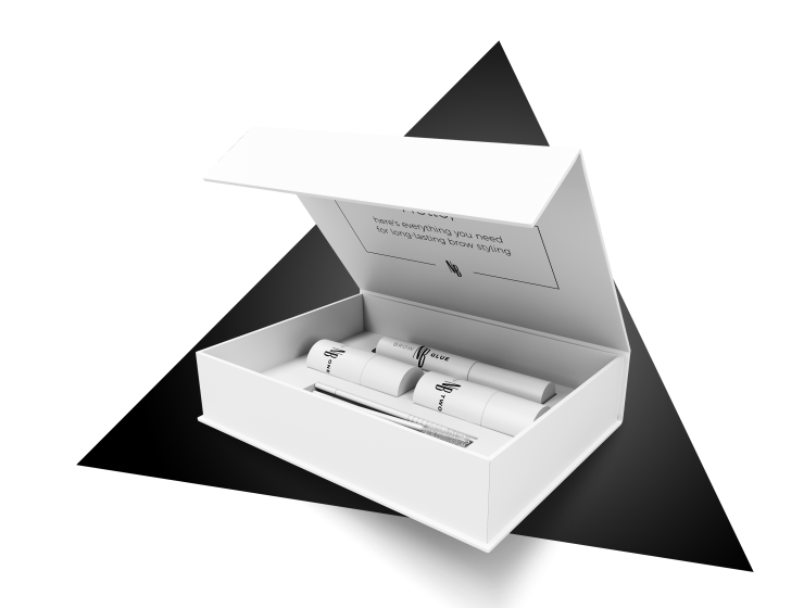 sada na úpravu obočí a laminaci obočí