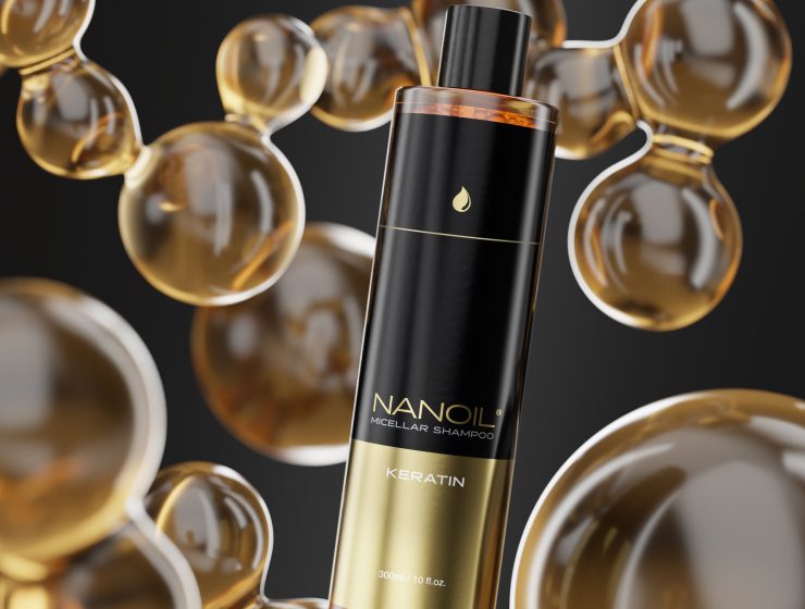 nejlepší micelární šampon s keratinem Nanoil