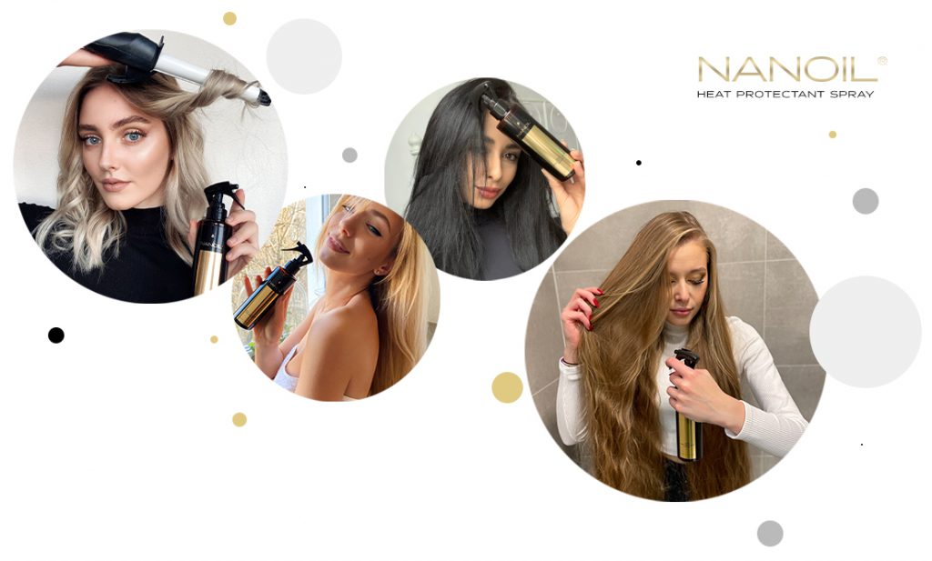 ochrana vlasů před teplem Nanoil