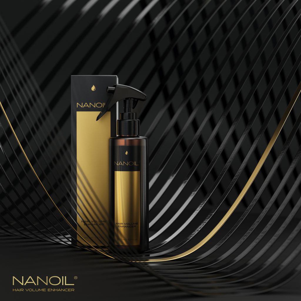 Nanoil Spray for Instant Hair Volume. Maximální účinek, minimální snaha.